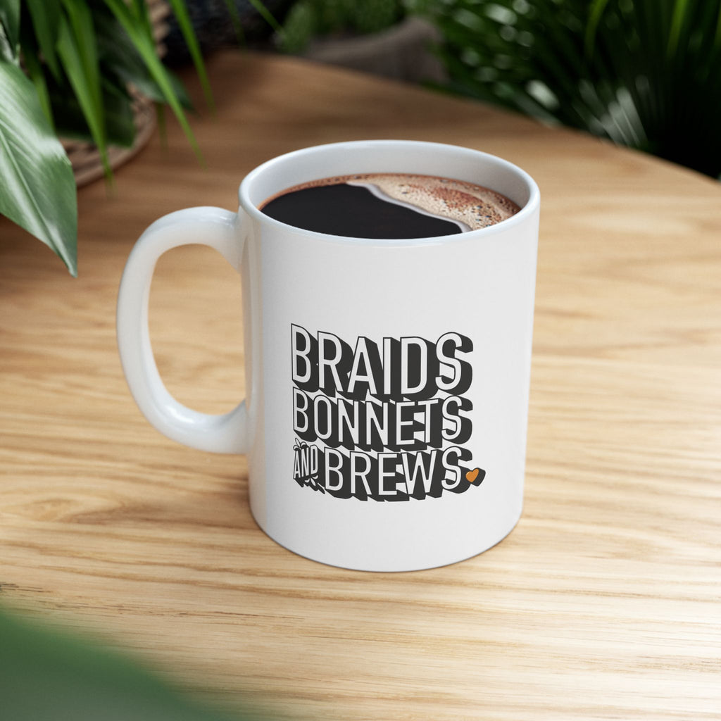 Braids, Bonnets, and Brews | 1854 | Ceramic Mug