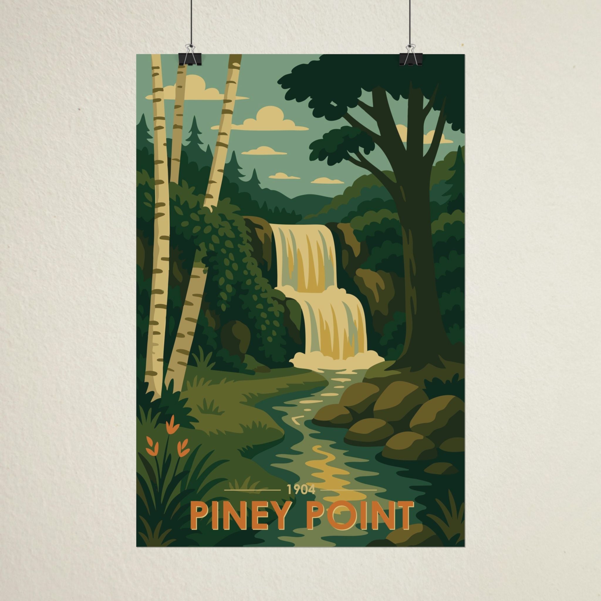 Piney Point Poster | 1904 | Vintage-Inspired Poster Print