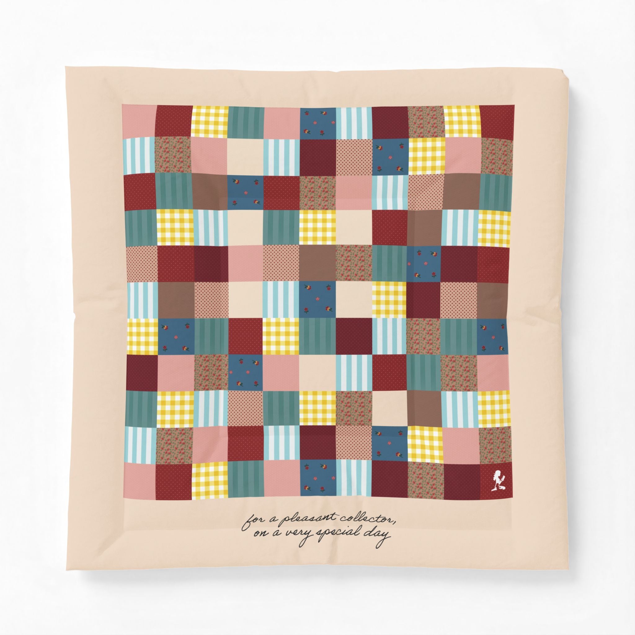Keepsake Quilt Comforter | Vintage-Inspired Printed Patchwork Bedding | 1854