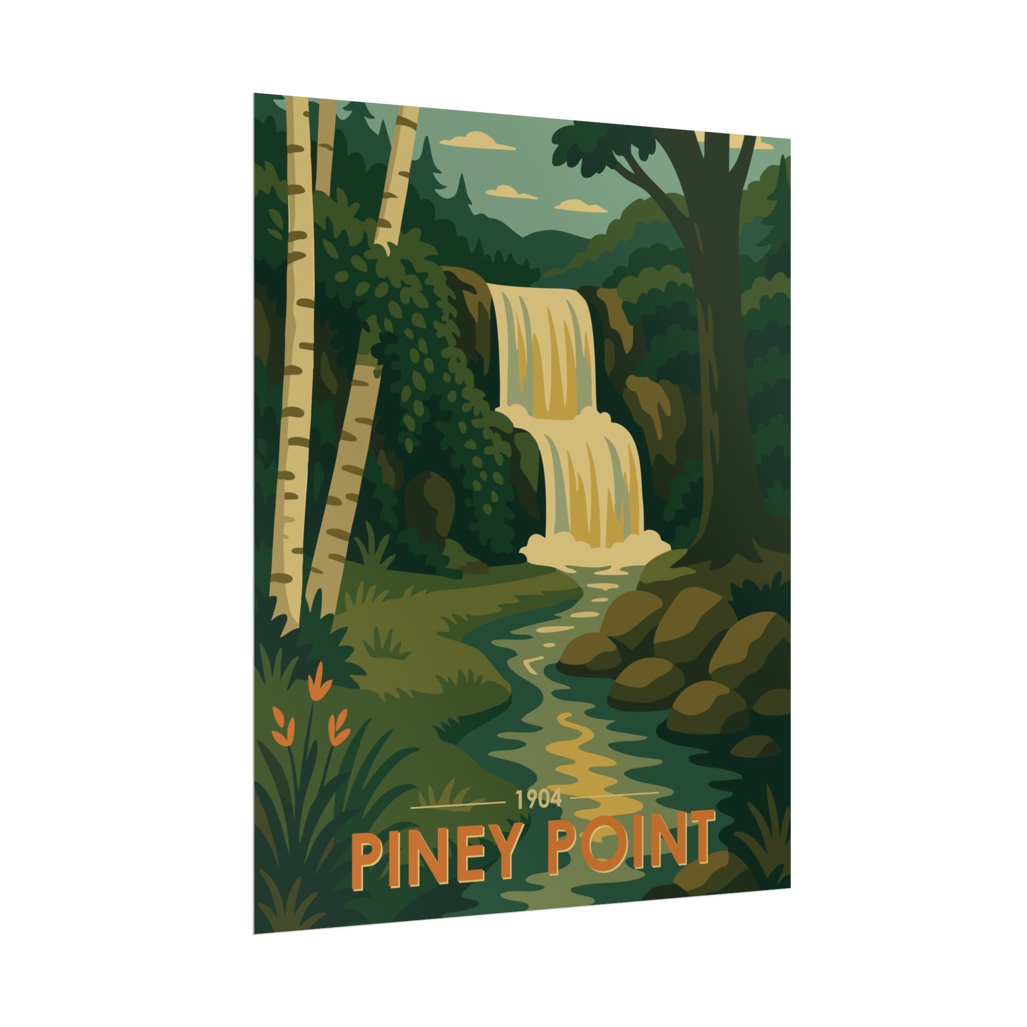 Piney Point Poster | 1904 | Vintage-Inspired Poster Print