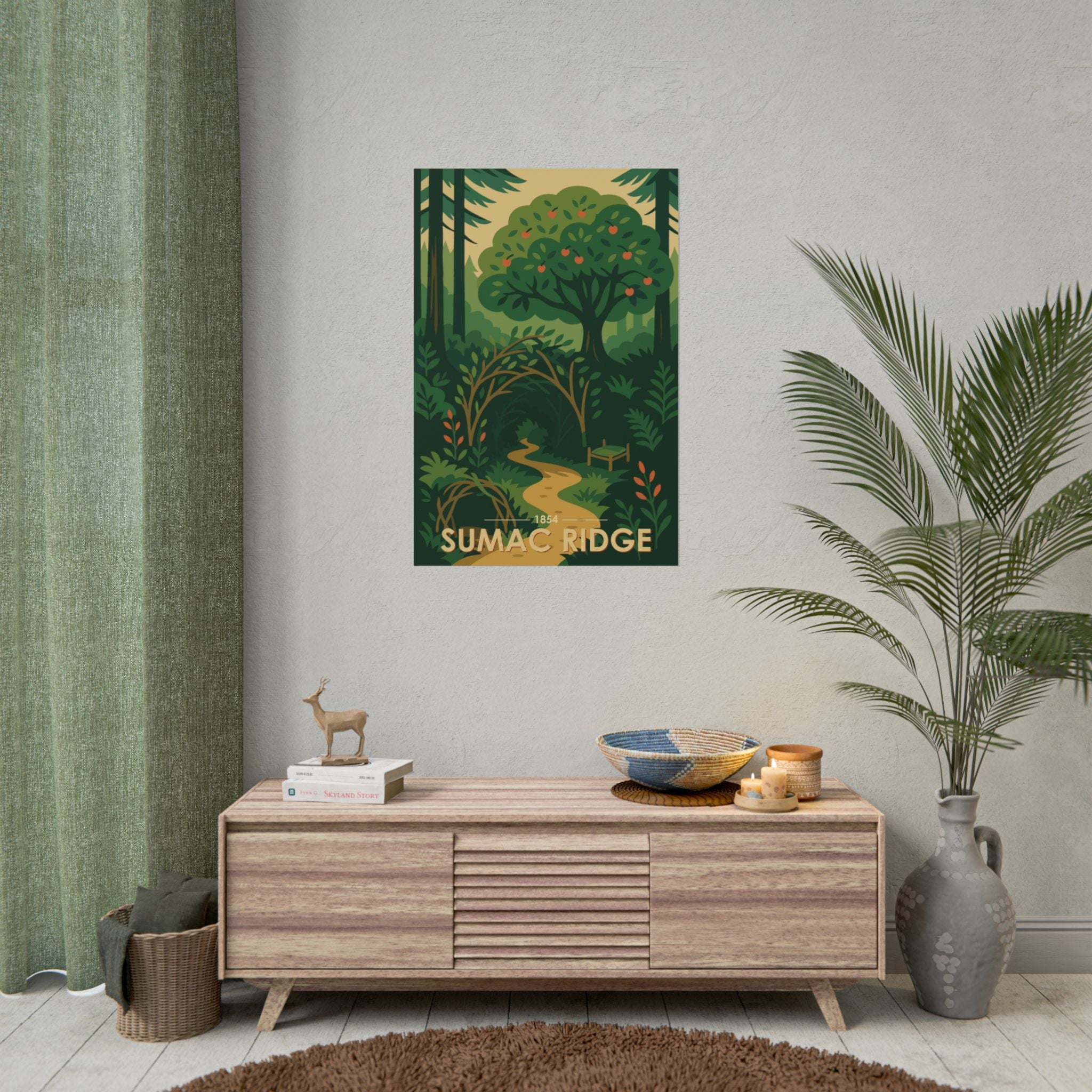 Sumac Ridge Poster | 1854 | Vintage-Inspired Poster Print