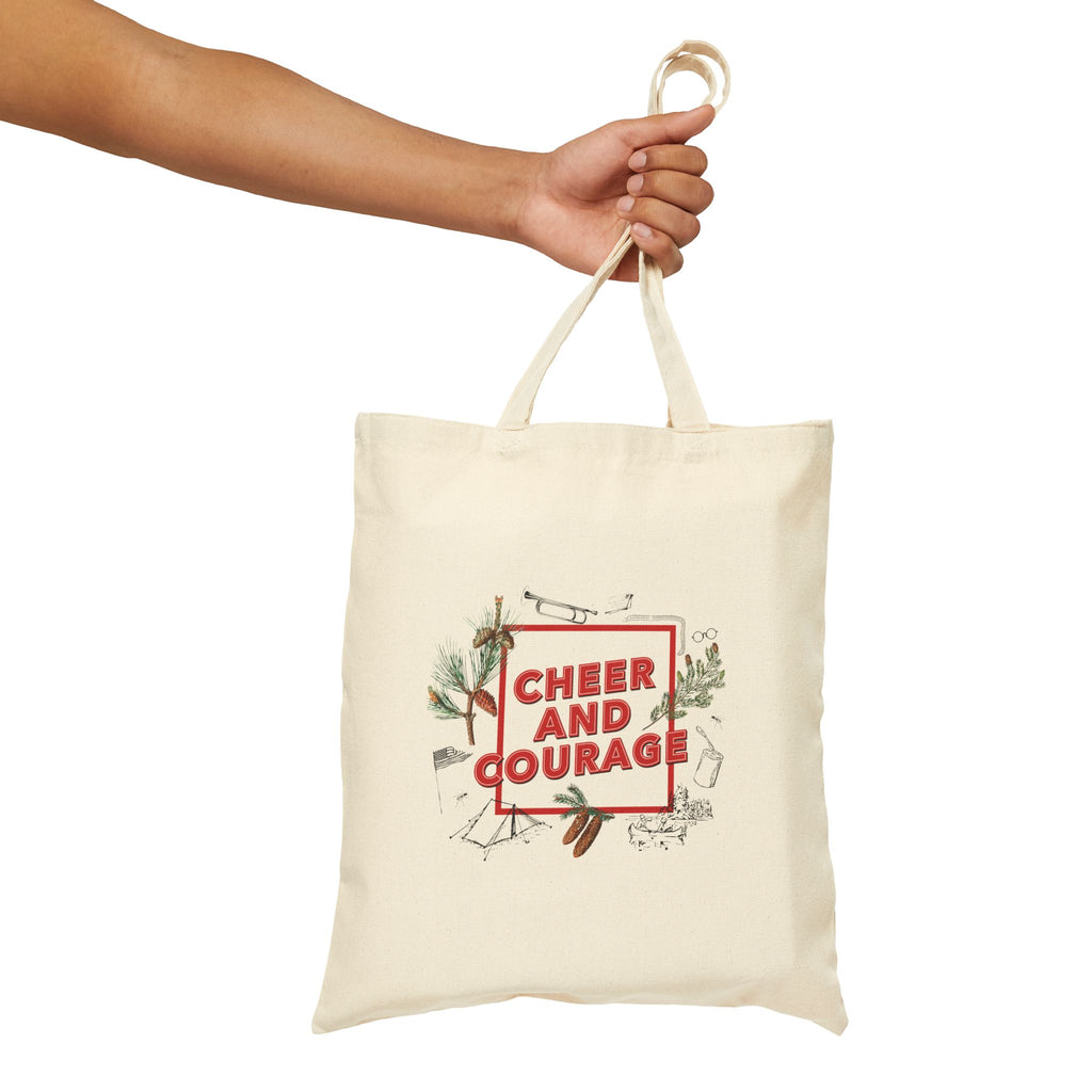 Cheer and Courage Tote | Cotton Canvas Bag | 1944 Summer Collection