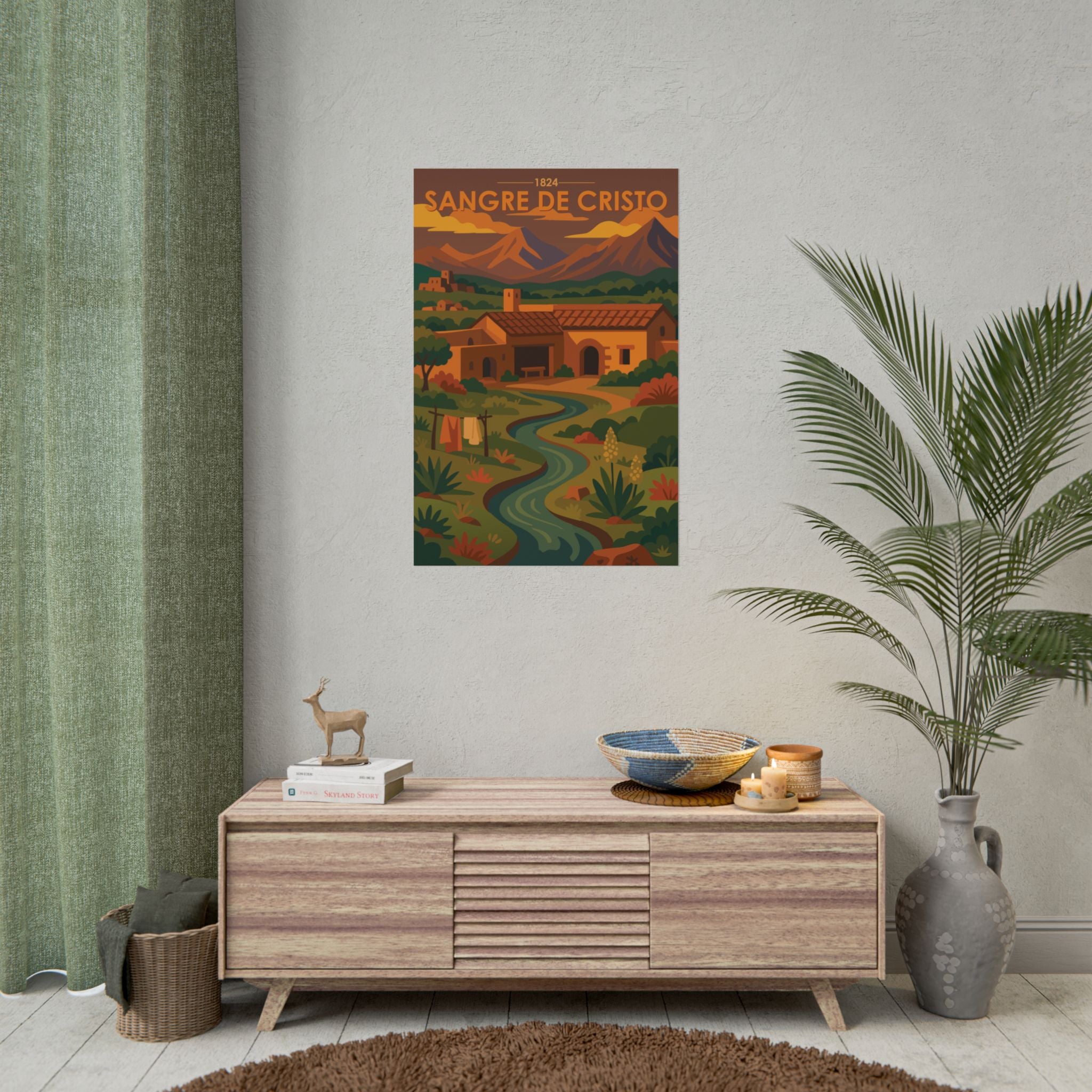 Sangre de Cristo Poster | 1824 | Vintage-Inspired Poster Print