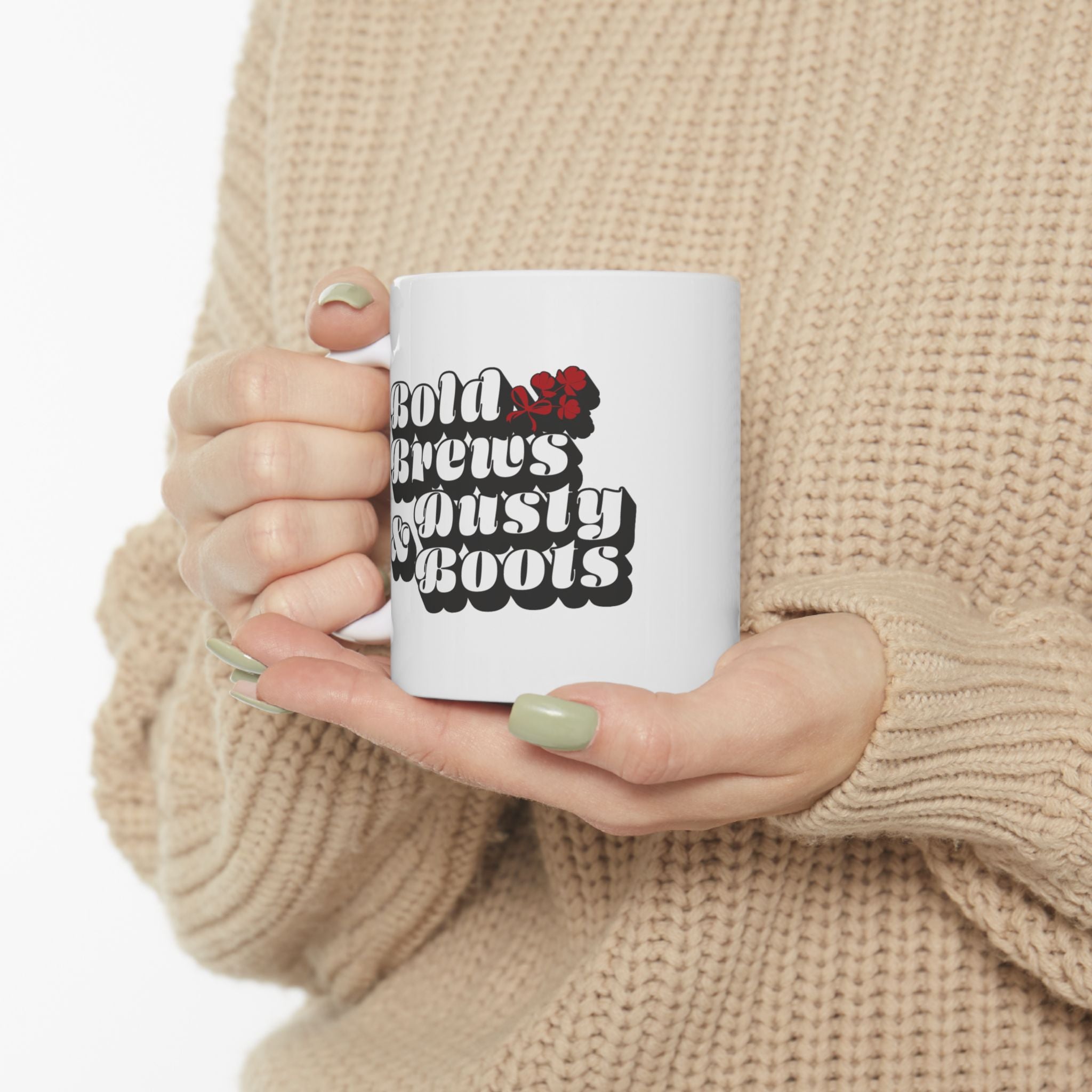 Bold Brews and Dusty Boots | 1824 | Ceramic Mug