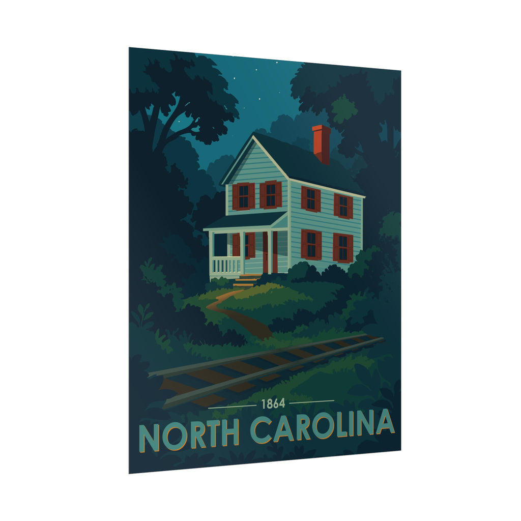 North Carolina Poster | 1864 | Vintage-Inspired Poster Print