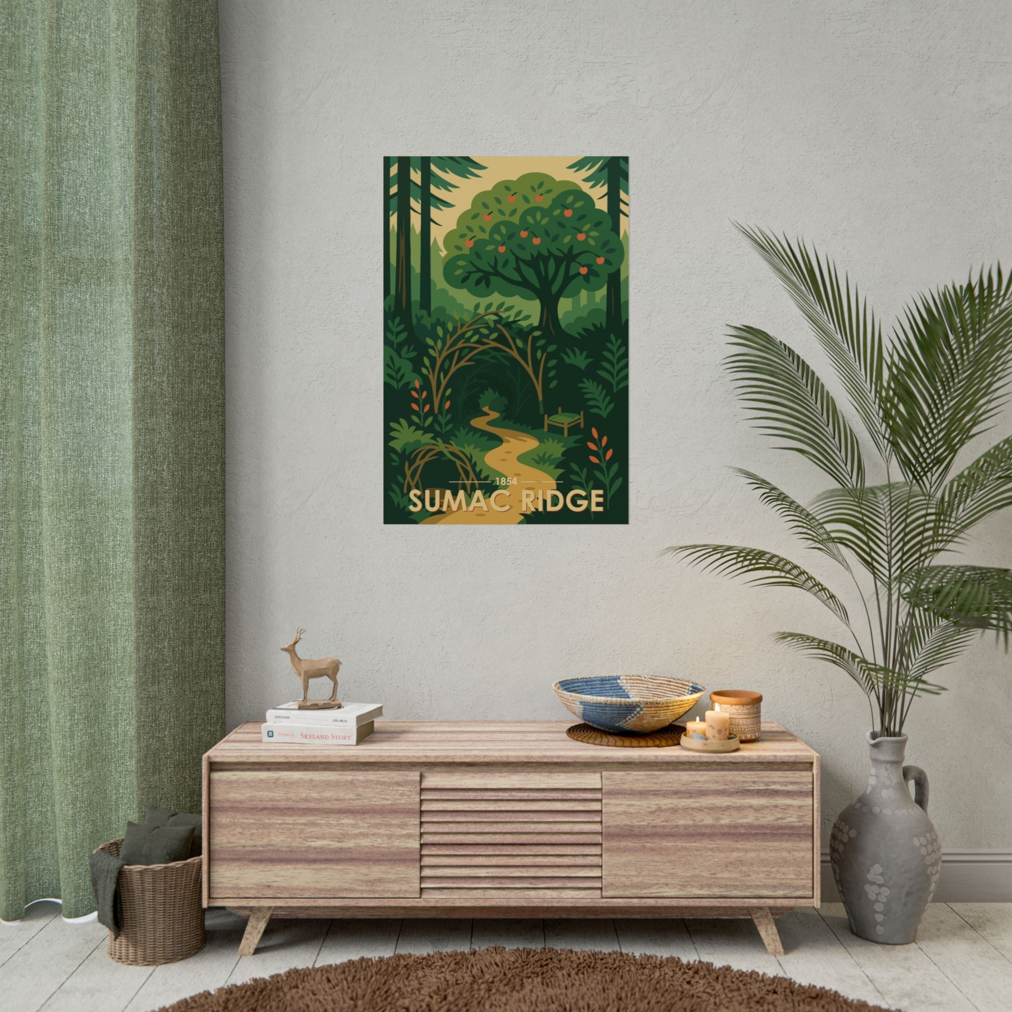 Sumac Ridge Poster | 1854 | Vintage-Inspired Poster Print