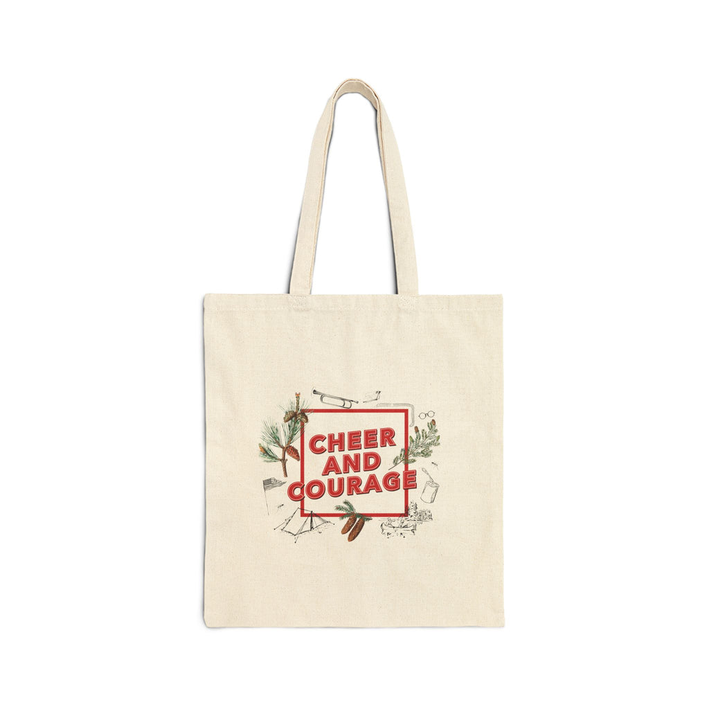 Cheer and Courage Tote | Cotton Canvas Bag | 1944 Summer Collection