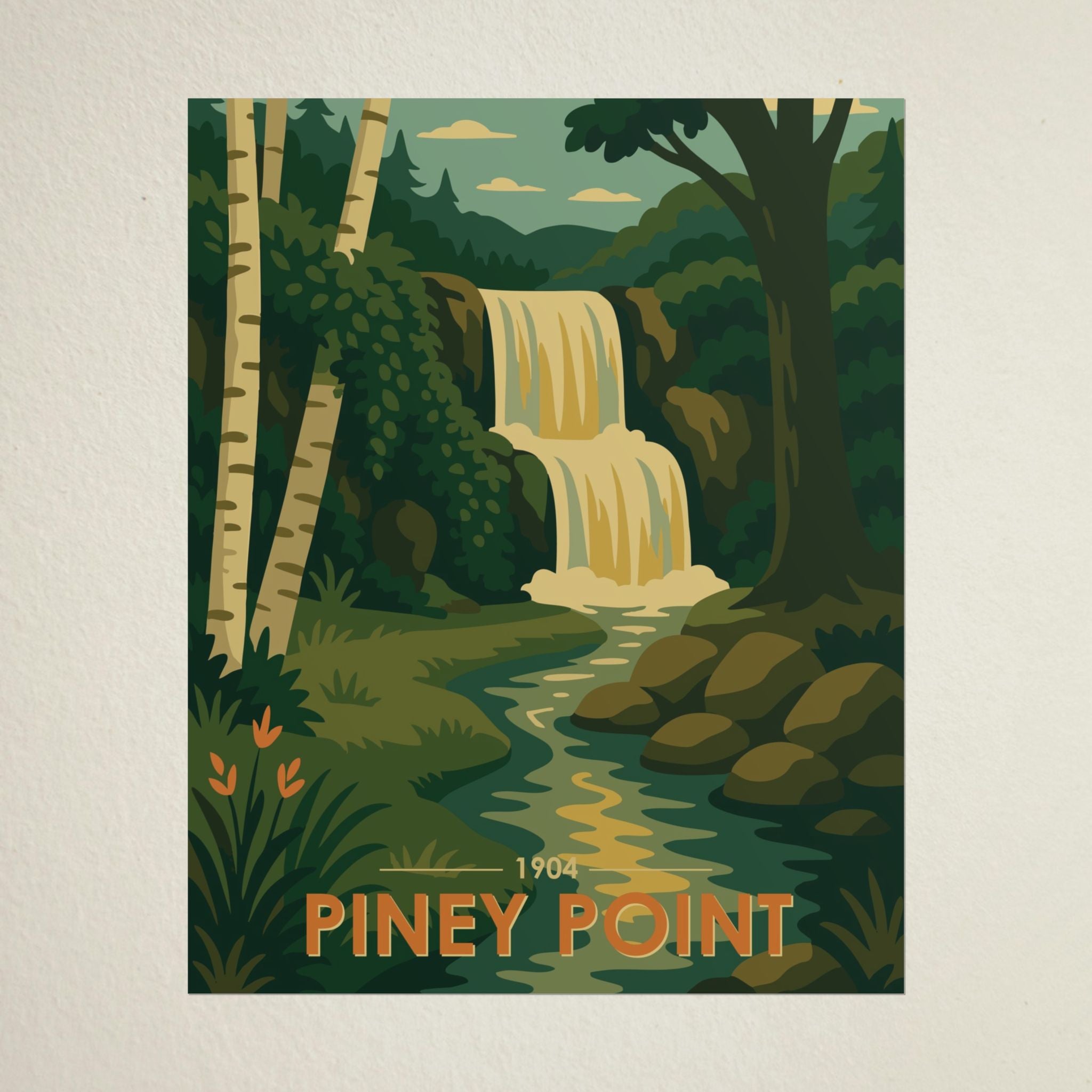 Piney Point Poster | 1904 | Vintage-Inspired Poster Print