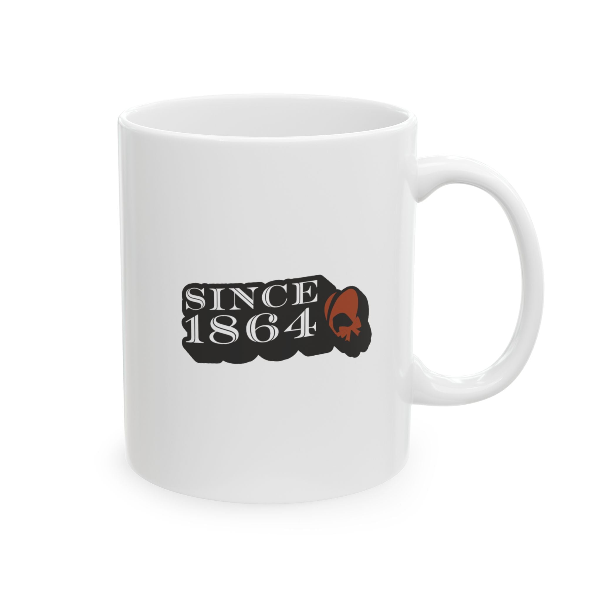 Warmed by Courage, Powered by Coffee | 1864 | Ceramic Mug