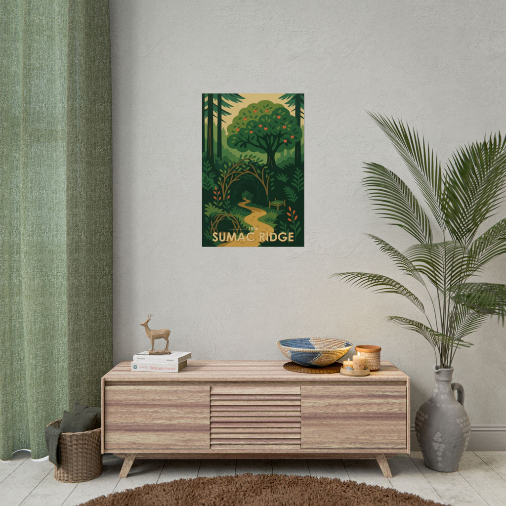 Sumac Ridge Poster | 1854 | Vintage-Inspired Poster Print