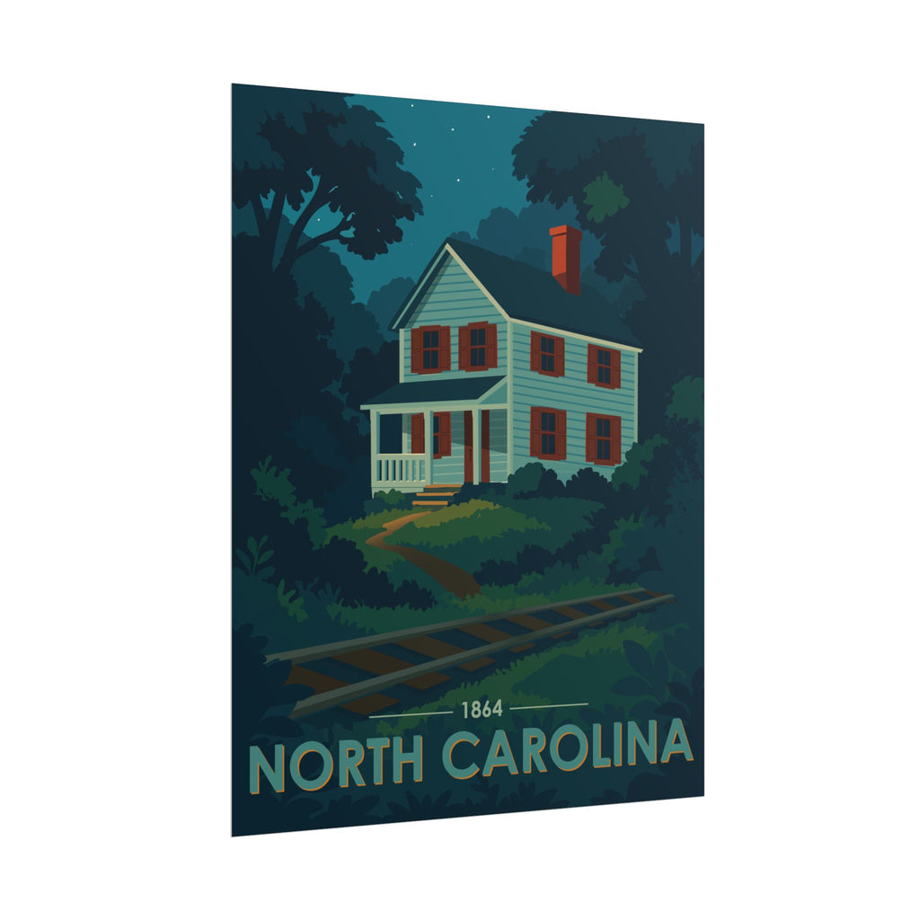 North Carolina Poster | 1864 | Vintage-Inspired Poster Print