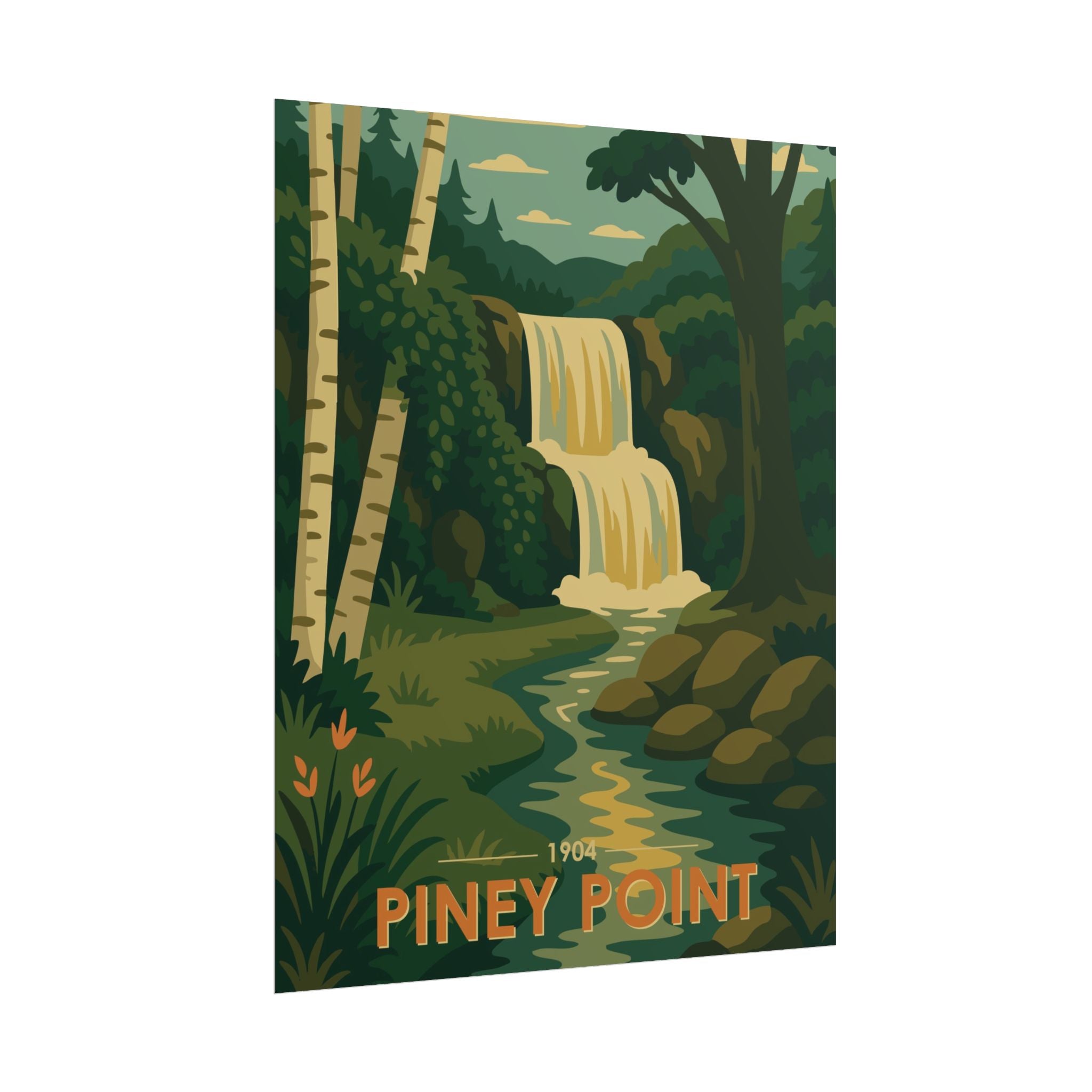 Piney Point Poster | 1904 | Vintage-Inspired Poster Print