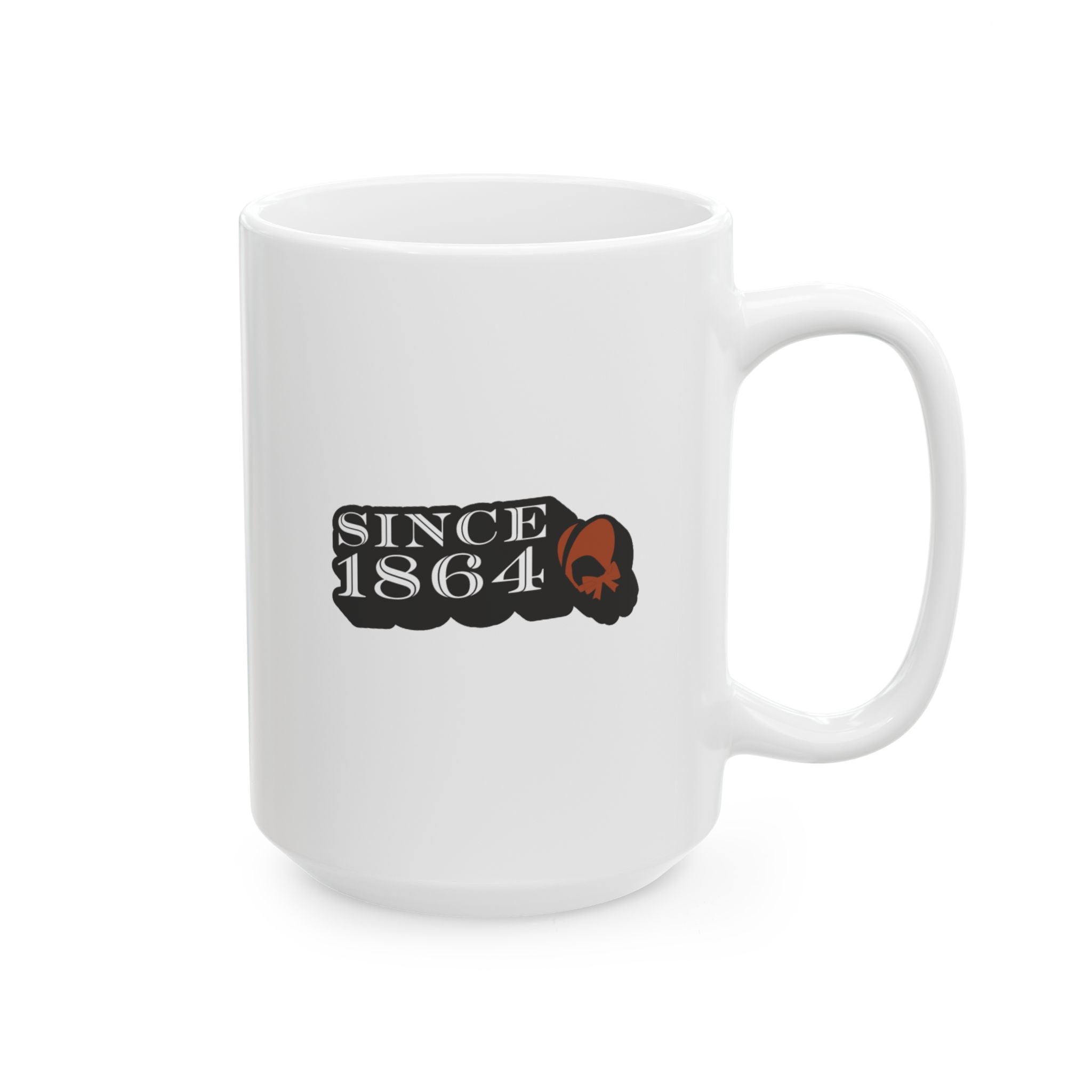 Warmed by Courage, Powered by Coffee | 1864 | Ceramic Mug