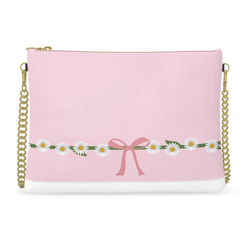 Sweet Prairie Daisy Crossbody Bag With Chain | 1854 | Chic and Elegant