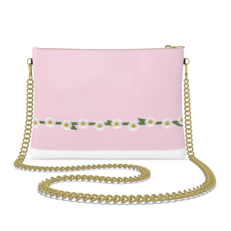 Sweet Prairie Daisy Crossbody Bag With Chain | 1854 | Chic and Elegant