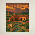 Sangre de Cristo Poster | 1824 | Vintage-Inspired Poster Print