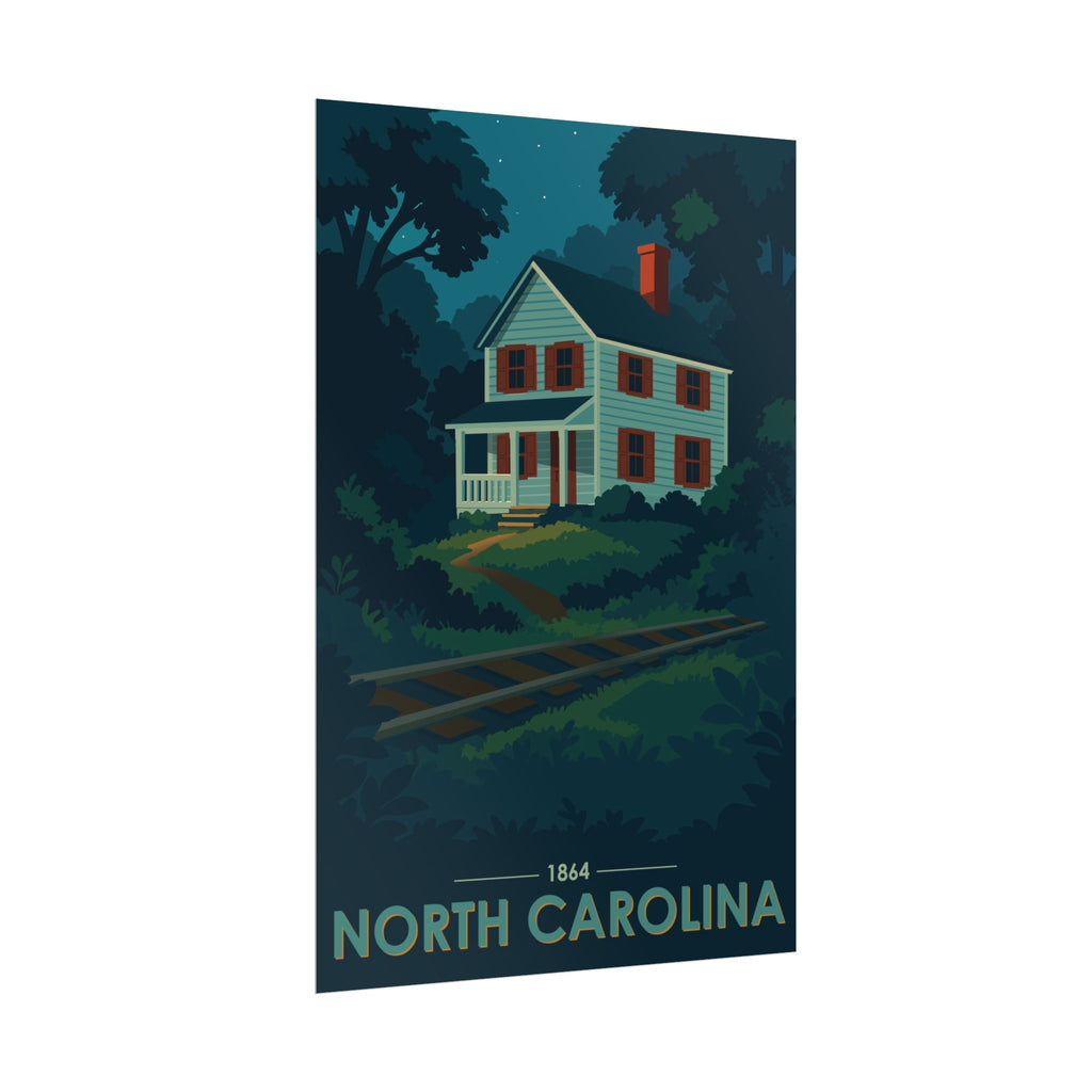 North Carolina Poster | 1864 | Vintage-Inspired Poster Print