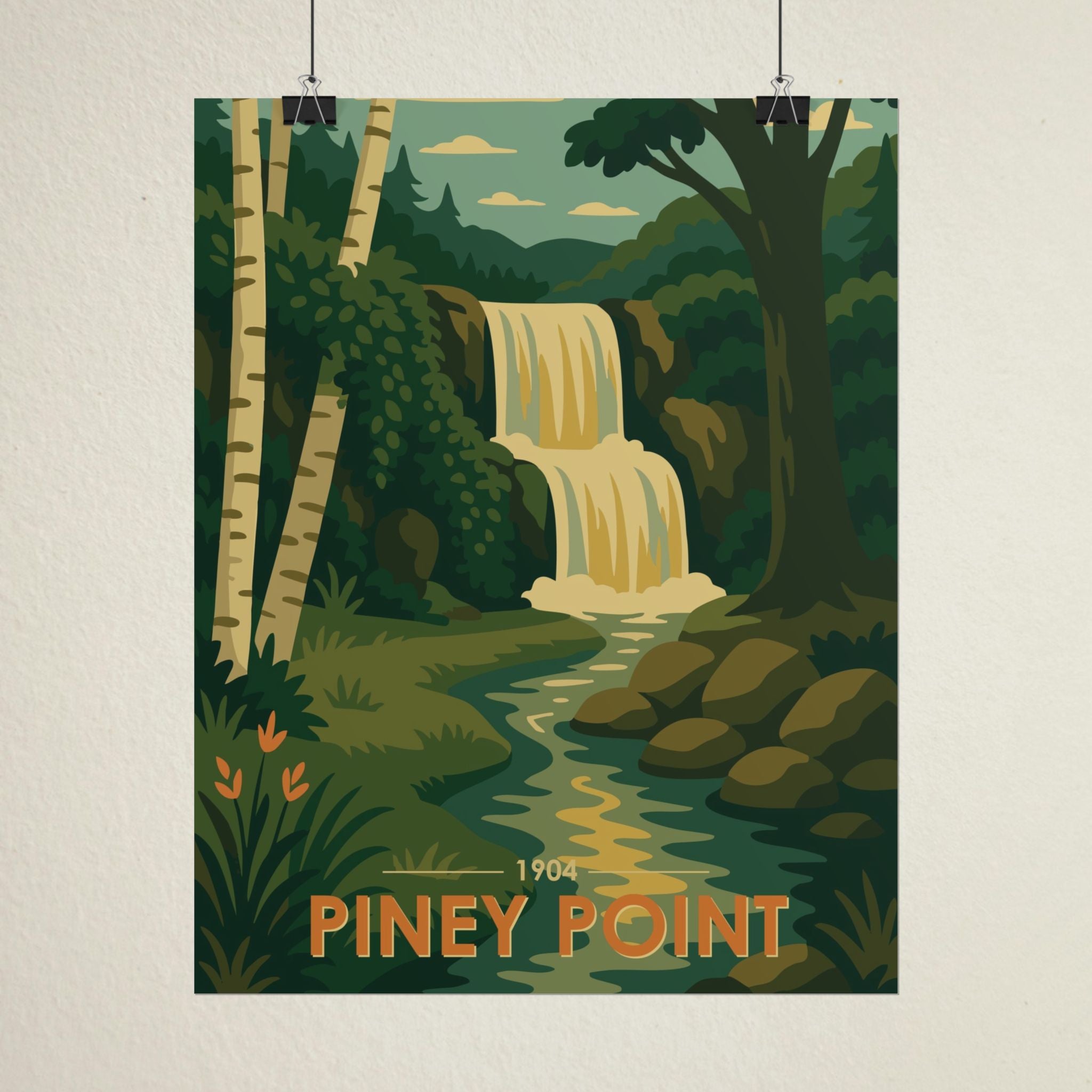 Piney Point Poster | 1904 | Vintage-Inspired Poster Print