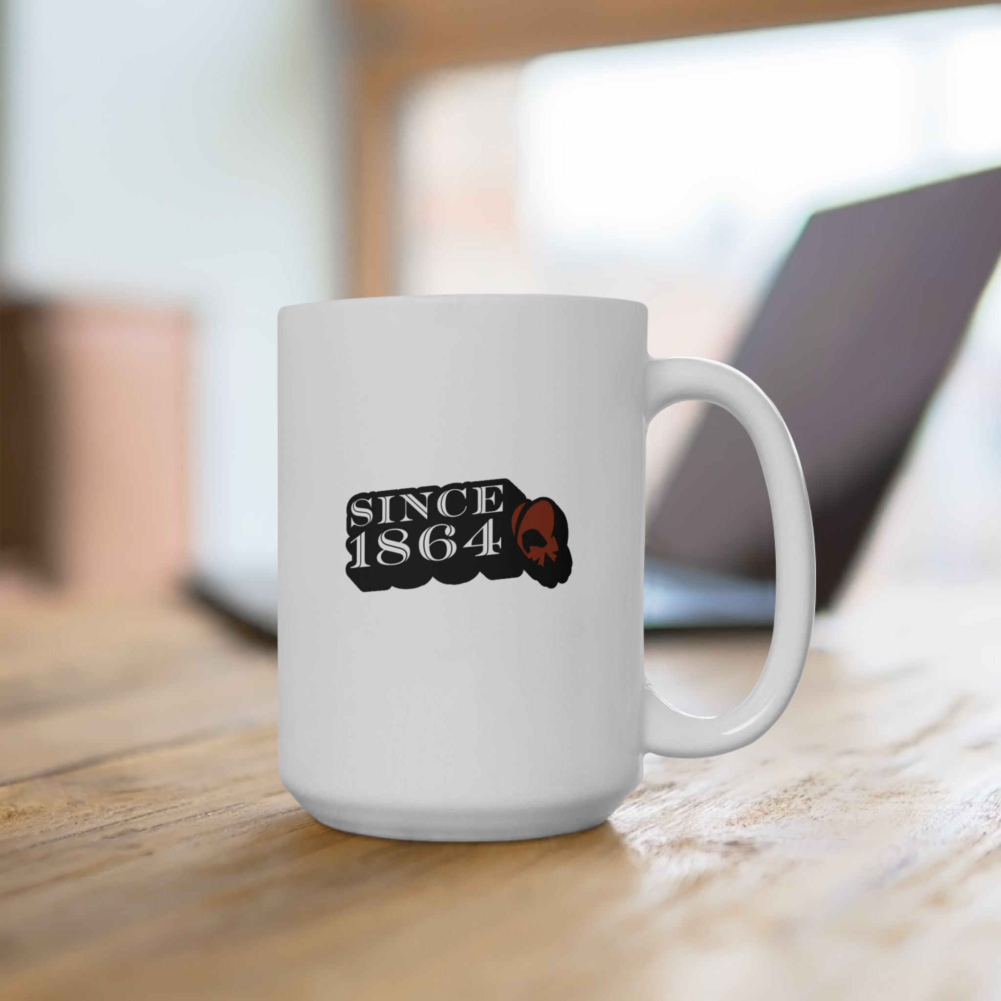 Warmed by Courage, Powered by Coffee | 1864 | Ceramic Mug