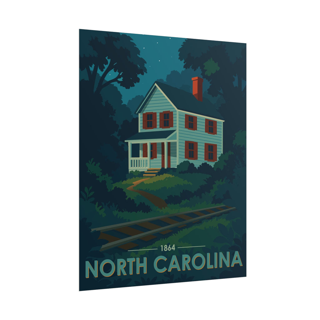 North Carolina Poster | 1864 | Vintage-Inspired Poster Print