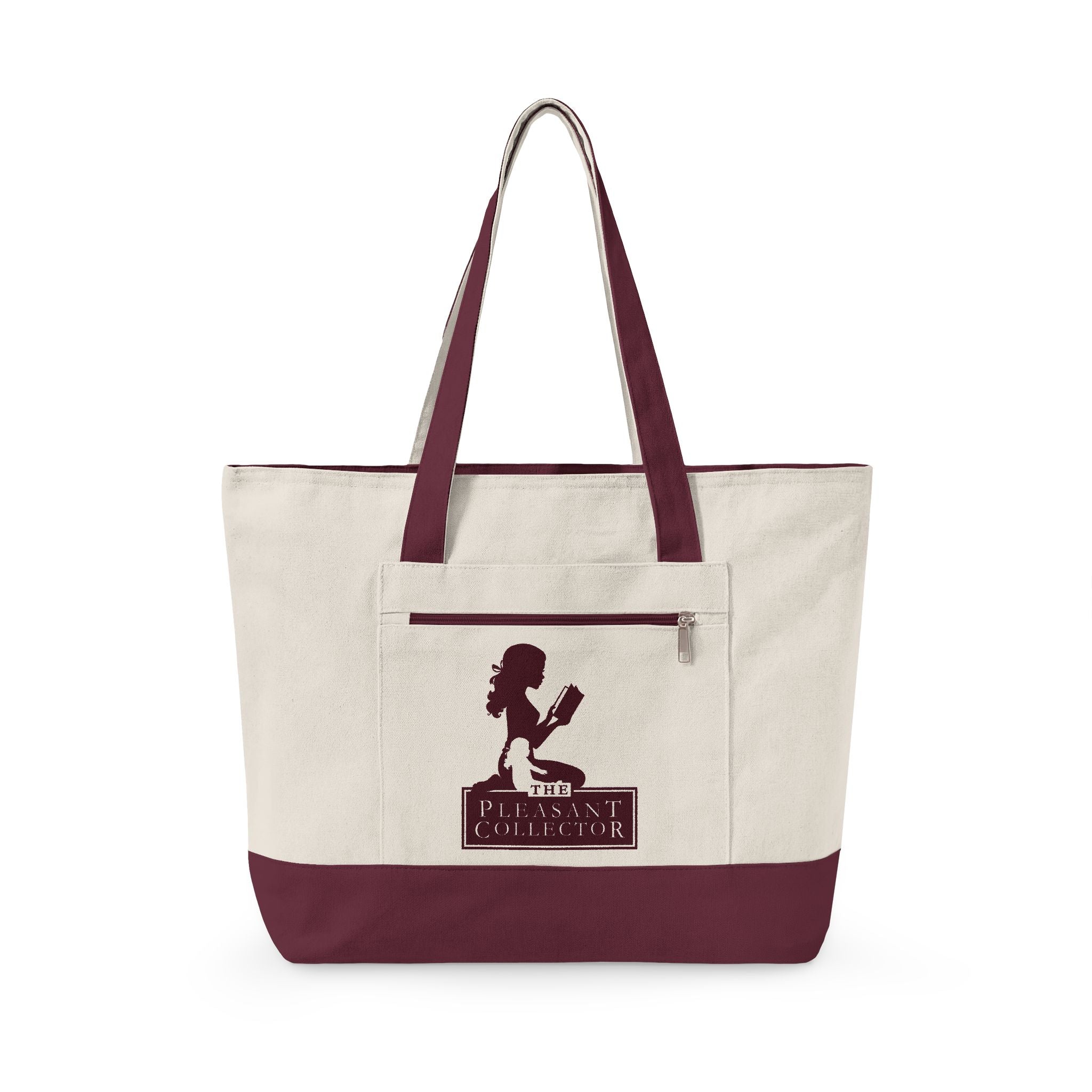 Pleasant Collector Logo Canvas Tote Bag