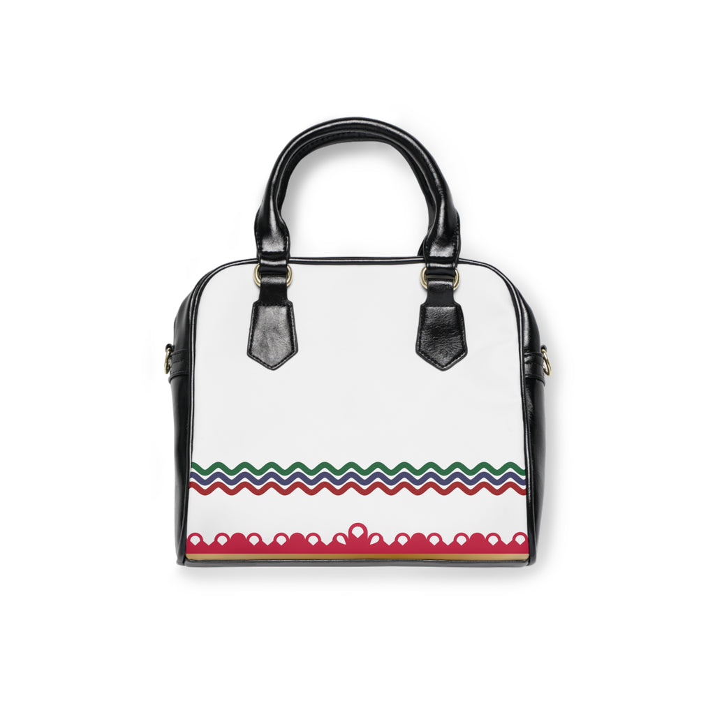 Crown and Rickrack Classic Bag | 1944 | PU Leather