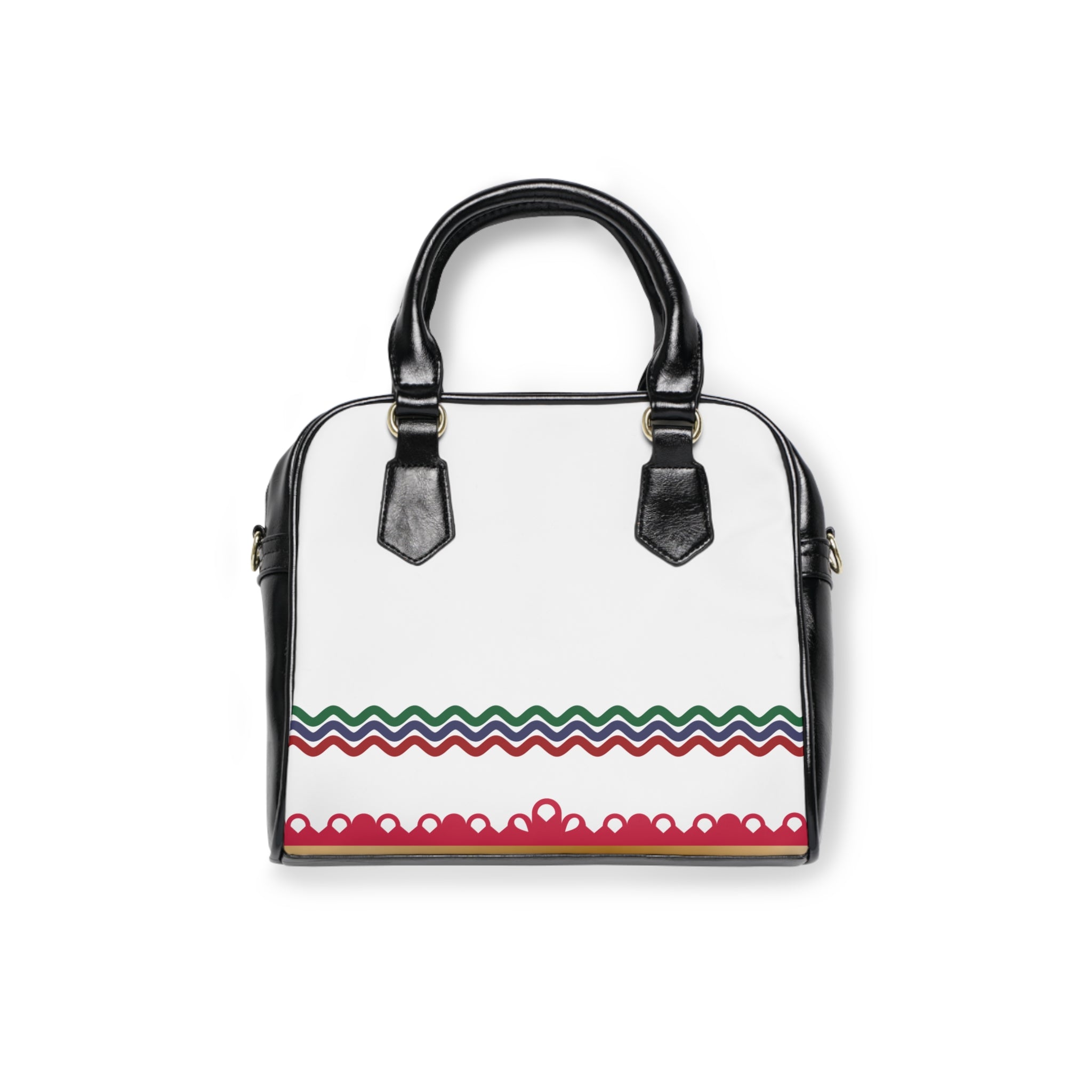 Crown and Rickrack Classic Bag | 1944 | PU Leather