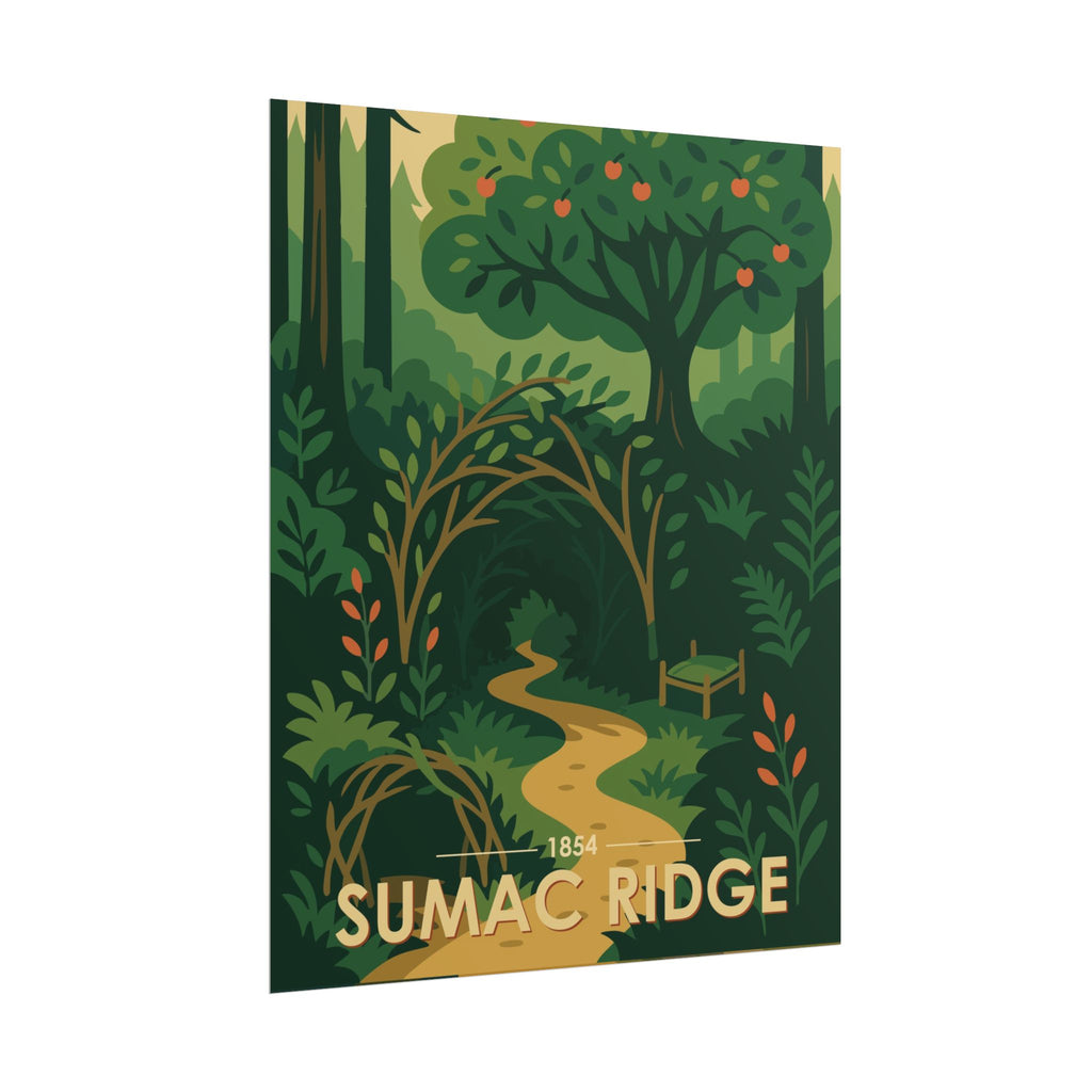 Sumac Ridge Poster | 1854 | Vintage-Inspired Poster Print