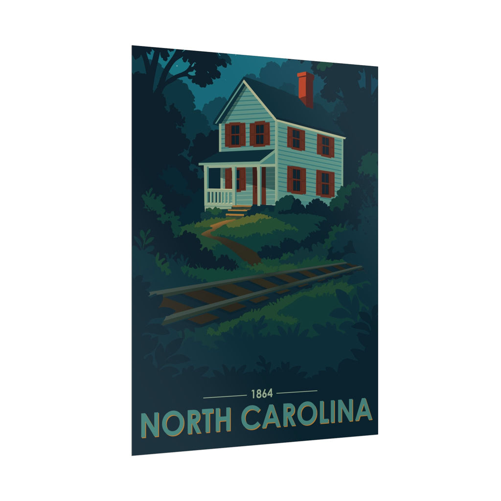 North Carolina Poster | 1864 | Vintage-Inspired Poster Print