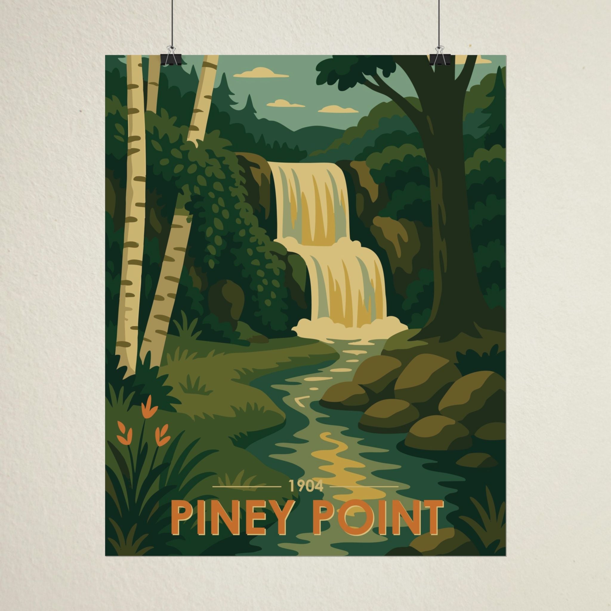 Piney Point Poster | 1904 | Vintage-Inspired Poster Print