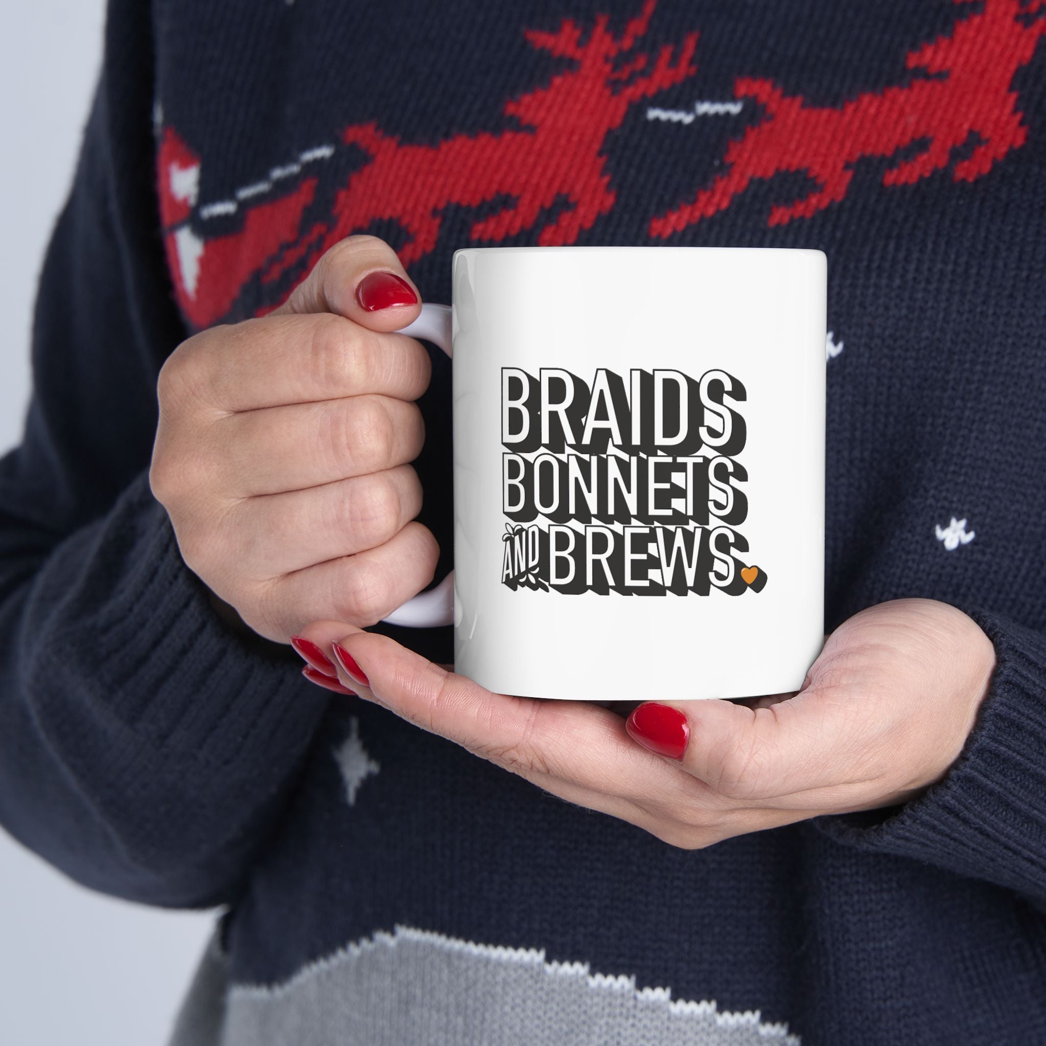 Braids, Bonnets, and Brews | 1854 | Ceramic Mug