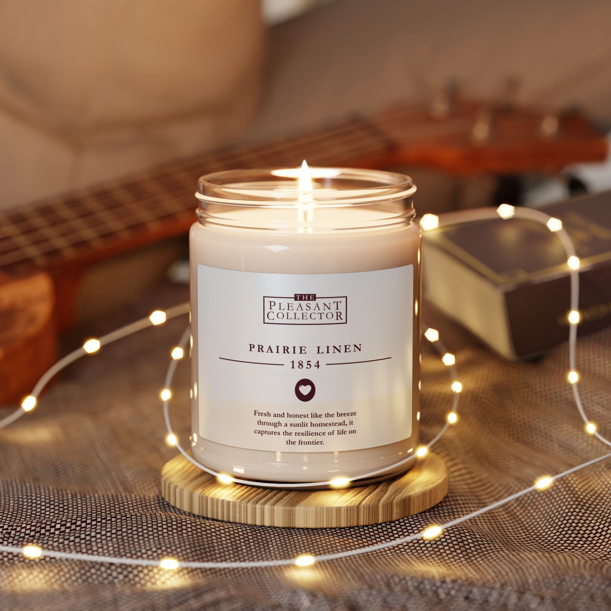 1854 Prairie Linen Scented Soy Candle - 9oz