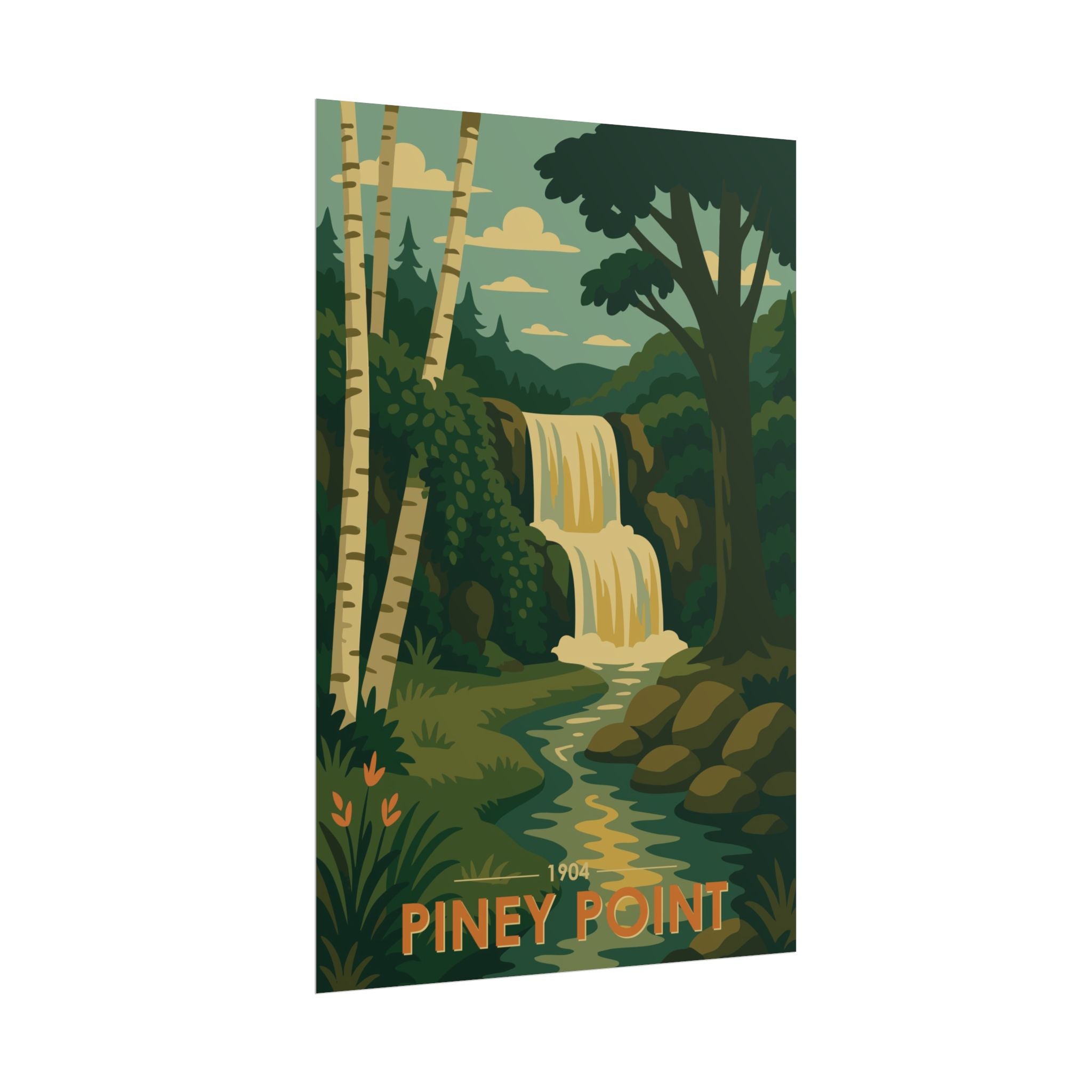Piney Point Poster | 1904 | Vintage-Inspired Poster Print
