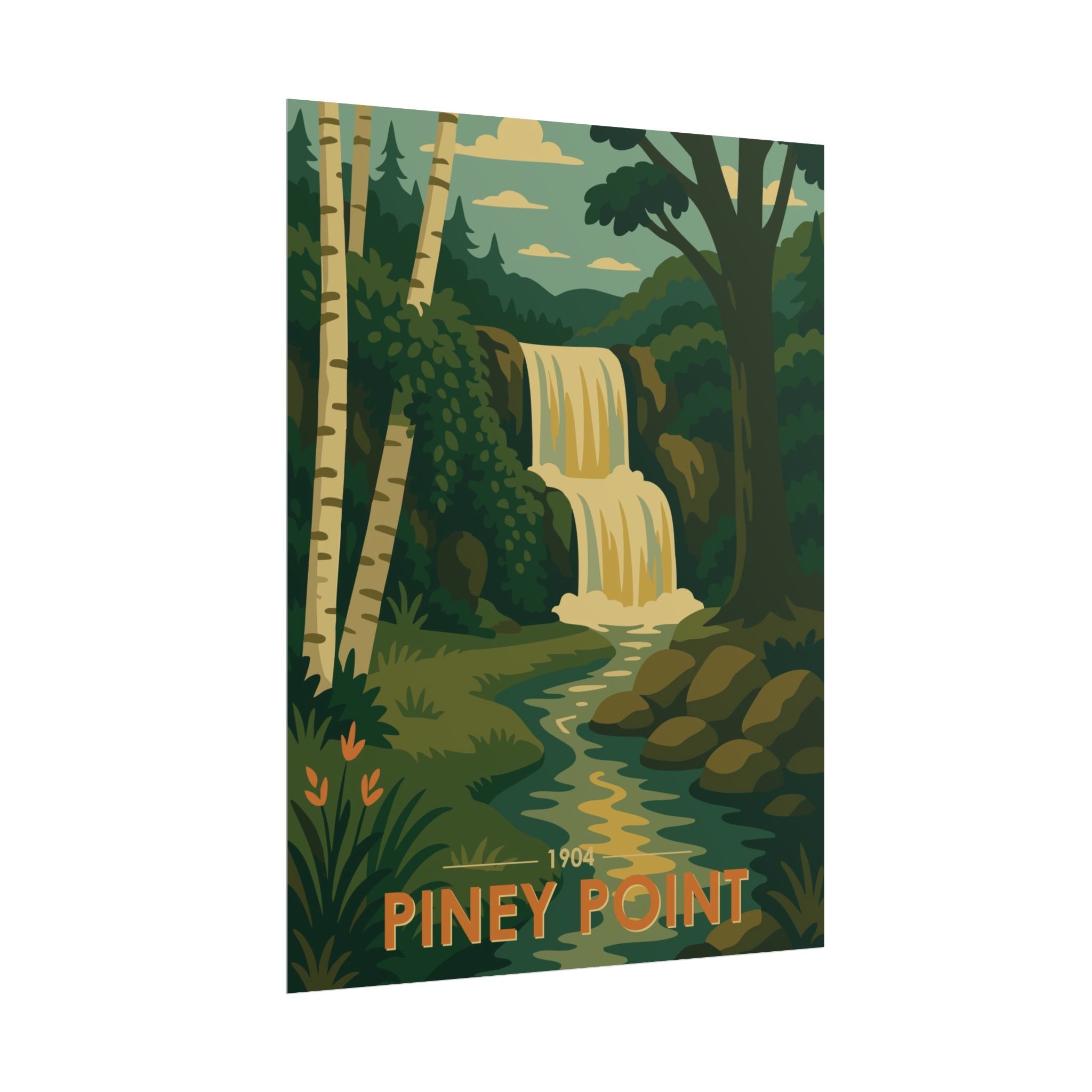Piney Point Poster | 1904 | Vintage-Inspired Poster Print